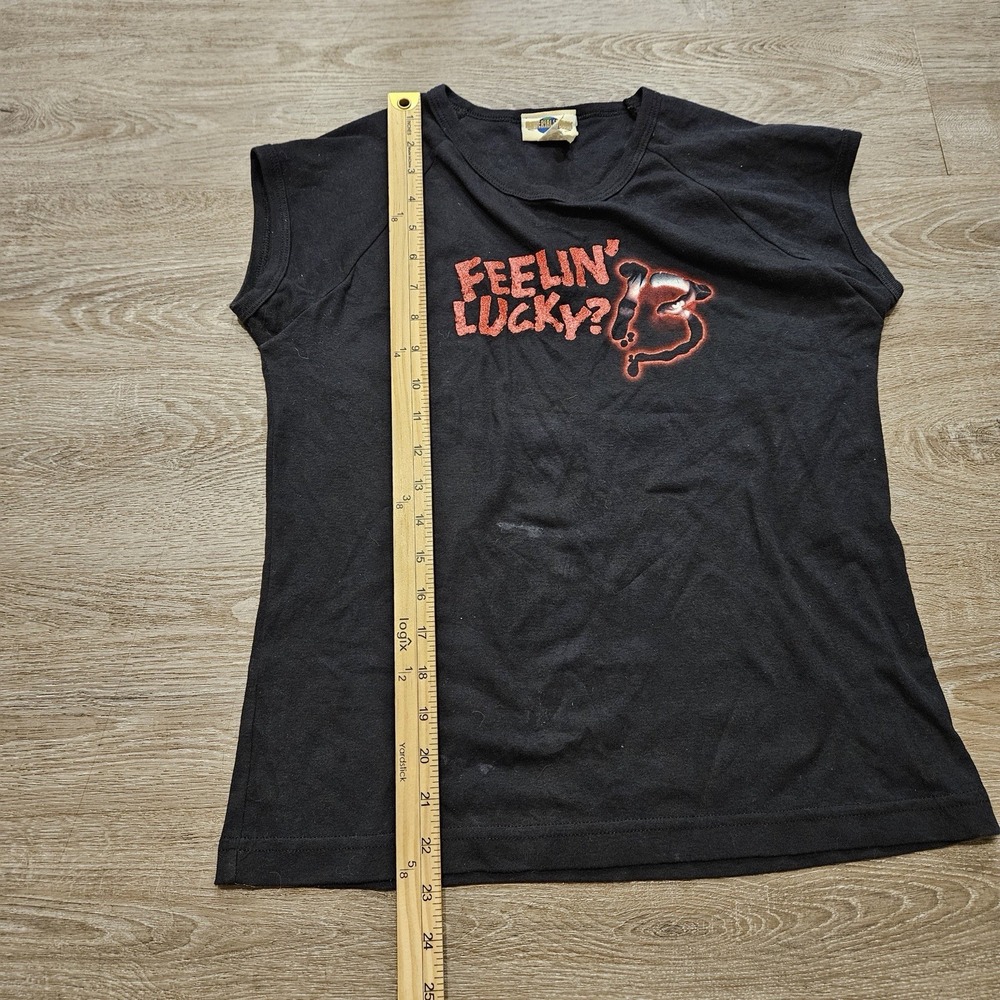 Vintage 2003 Halloween Horror Nights Feelin' Lucky? Shirt Women's XL USA - Picture 6 of 8